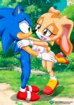  1boy 1girl aged_up bbmbbf cream_the_rabbit female hedgehog male male/female mobius_unleashed nude nude_male palcomix panties rabbit sega sonic_(series) sonic_the_hedgehog sonic_the_hedgehog_(series) topless topless_female underwear 