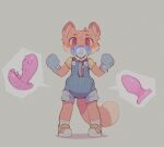  1boy anal anal_penetration anthro bdsm blush_marks bondage_gear bondage_gloves buttplug buttplug_in_ass buttplug_insertion clean_diaper clothed clothing cub cutaway diaper diaper_under_clothing dildo_in_pussy dildo_in_vagina dildo_insertion dildo_penetration domestic_cat felid feline felis footwear gag genitals grey_background handwear high_res lock looking_at_viewer mammal object_in_ass object_in_mouth object_in_pussy overalls pacifier pacifier_clip pacifier_gag pacifier_in_mouth padlock penetration plug_(sex_toy) plug_insertion pussy sex_toy sex_toy_in_ass sex_toy_in_pussy sex_toy_insertion shaded shoes simple_background skidoo socks standing submissive submissive_male vibrator wearing_diaper young young_anthro young_male 