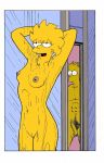  bart_simpson brother_and_sister homerjysimpson incest lisa_simpson shower spying the_simpsons voyeur yellow_skin 