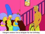  homerjysimpson karl marge_simpson patty_bouvier selma_bouvier the_simpsons yellow_skin 