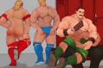 2023 4boys anonymous_artist biff_slamkovich blonde_hair brown_hair discipline final_fight gunloc human human_only locker_room male male_only mike_haggar muscular muscular_male otk_spanking over_the_knee_spanking paddle ripsaber rubbing_ass saturday_night_slam_masters shirtless shirtless_male spanked spanked_butt spanking story_at_source story_in_description trunks_(clothing) wrestling wrestling_outfit