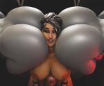 1futa 2others 3d 3d_(artwork) ambiguous_gender ass ass_focus ass_in_face balls big_ass big_balls big_breasts big_penis black-haired_futa black_hair breasts commission face_between_asses fingerless_gloves fortnite futanari gloves grin huge_ass huge_balls huge_cock intersex looking_at_viewer looking_up penis ponytail prinxe ramirez_(fortnite) ramirez_(fortnite)_(model) shiny shiny_skin smile smiling_at_viewer willow_(fortnite)