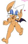 rouge the bat from sonic (series) by habbodude