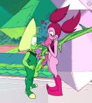 cartoon_network daredemon7000 futanari peridot_(steven_universe) spinel spinel_(steven_universe) steven_universe yuri