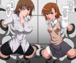  big_breasts breasts hentai huge_breasts large_breasts misaka_mikoto misaka_misuzu mother*daughter mother_&amp;_daughter mother_and_daughter mother_daughter sexy_breasts small_breasts text to_aru_kagaku_no_railgun to_aru_majutsu_no_index yuri 