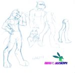  furry rabies_t_lagomorph sketch solo three_little_pigs_(fairy_tale) wolfie_b._bad 