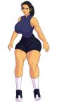  big_ass big_breasts black_hair breasts cartoon_network eva_(tdi) jay-marvel ponytail teletoon thick_thighs toned total_drama_island wide_hips 