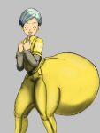 blue_hair bootyhai97 bulma_briefs closed_eyes dat_ass dragon_ball gigantic_ass