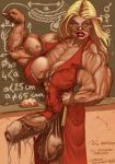 big_breasts breasts cum futanari glasses huge_penis intersex muscle muscular_futanari original teacher veiny_penis zebodoy_(artist)