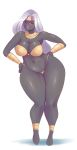 2015 alien big_breasts bra breasts cleavage clothed clothing duck_dodgers female humanoid looking_at_viewer navel panties queen_tyr'ahnee skimpy solo sundown underwear wide_hips