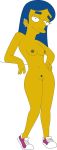  annika_van_houten tagme the_simpsons white_background yellow_skin 