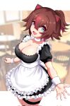 ai_generated breasts cleavage fanart female_only maid maid_uniform owozu rakkunvt