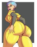  1girl anime_milf ass big_ass big_breasts blue_eyes blue_hair breasts bubble_ass bubble_butt bulma_brief clothed_female dat_ass dragon_ball dragon_ball_super dragon_ball_super:_super_hero female_focus female_only high_res mature mature_female milf sexy sexy_ass sexy_body sexy_breasts short_hair solo_female solo_focus tagme ymt_art 