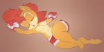 2015 anthro argento big_breasts boxing breasts clothed clothing female half-dressed sally_acorn solo sonic_(series) topless