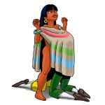 1girl 2boys black_hair chel dark-skinned_female dark_skin dreamworks earrings interracial jewelry latina miguel sex tagme the_road_to_el_dorado tulio_(the_road_to_el_dorado)