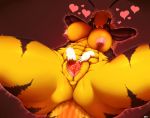 2015 4_arms antennae anthro arthropod ass bee big_breasts breasts daiidalus disembodied_hand female heart honey insect multi_limb multiple_arms muscle nipples nude presenting pussy pussy_juice solo spread_legs spread_pussy spreading vhsdaii voluptuous wide_hips