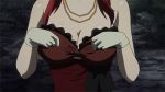 animated animated_gif breasts dress flashing gif hair high_school_dxd large_breasts long_hair nipples red_hair rias_gremory