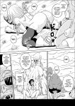  2girls after_rape android_18 big_ass big_breasts breasts caught caught_masturbating chichi comic dragon_ball dragon_ball_(classic) dragon_ball_z dragon_ball_z:_kakarot imminent_rape monochrome pussy pyramid_house slut teen teenage_girl teenager whore 