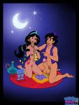 aladdin aladdin_(series) canon_couple disney husband husband_and_wife princess_jasmine tagme toon-party wife