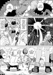  bulma_briefs comedy comic dragon_ball dragon_ball_z master_roshi monochrome pyramid_house shenron wishes 