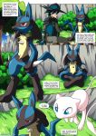  comic lucario lucario&#039;s_gift mew pokemon pokepornlive sir_aaron tagme 