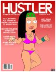  2015 american_dad bikini hayley_smith hustler magazine_cover navel_piercing parody peace_symbol peace_symbol_necklace 