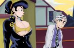  1_boy 1_female 1boy 1girl detnox genderswap jojo&#039;s_bizarre_adventure josuke_higashikata kira_yoshikage kosaku_kawajiri 