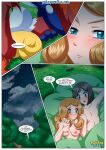 bbmbbf calem calem_(pokemon) comic delphox greninja nintendo palcomix pokemon pokepornlive serena serena_(pokemon) the_evolution_of_love_2