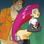  ass bent_over big_breasts cum_inside game_freak gif giovanni_(pokemon) huge_breasts humans_of_pokemon jessie_(pokemon) long_hair musashi_(pokemon) nintendo pokemon pokemon_(anime) pokemon_(game) purple_hair red_hair sex stocking team_rocket 