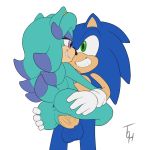 1girl archie_comics breasts breezie_the_hedgehog duo eye_contact male male/female penis plain_background pussy sega sex sonic_(series) sonic_the_hedgehog sonic_the_hedgehog_(series) stand_and_carry_position standing testicles the_other_half vaginal white_background