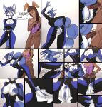 anthro dick_growth furry futanari futanari_on_female gender_transformation hatarla krystal star_fox transformation