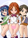  blush cute inazuma_eleven kino_aki otonashi_haruna raimon_natsumi tagme 