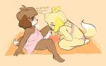  ... 1boy 1girl animal_crossing animal_crossing_new_leaf anthro big_ears blush bra breath brown_fur canid canine canine_humanoid clothing digby_(animal_crossing) digital_media_(artwork) dog doubutsu_no_mori dripping duo english_text erection feet fur furry hair_tie hair_tuft hand_on_penis humanoid_penis imminent_sex incest isabelle_(animal_crossing) jingle_bell kaboozey kento_(doubutsu_no_mori) kneel looking_at_penis male male/female mammal nintendo orange_background panties penis plain_background ponytail precum secretary shih_tzu shizue_(doubutsu_no_mori) sitting spread_legs spreading sweat text thick_ass thick_legs thick_thighs towel uncut underwear vein veiny_penis video_games white_fur yellow_fur 