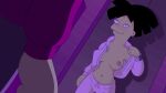 amy_wong cameltoe erect_nipples flashing futurama leggings no_bra one_breast_out thighs