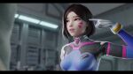 1boy 1girl aphy3d big_breasts big_penis bouncing_ass bouncing_breasts brown_eyes brown_hair bubble_butt d.va d.va_(overwatch) doggy_position from_behind moaning overwatch thick_thighs vaginal_penetration