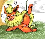 booster_(pokemon) creatures_(company) eeveelution fire_type_pokemon flareon furry game_freak gen_1_pokemon nintendo orange_fur pokemon pokemon_(anime) pokemon_(creature) pokemon_(game) pokemon_(species) tail