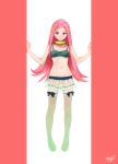 1girl anemone anemone_(eureka_seven) bra eureka_7 eureka_seven eureka_seven_(series) highres kobayashi_yuji kobayashi_yuuji lingerie no_panties solo stockings thighhighs underwear