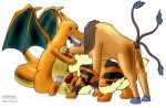  anal anus arcanine charizard oral_sex pokemon tauros 