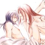  2boys ambiguous_penetration bleach byakuya_kuchiki renji_abarai white_background yaoi 