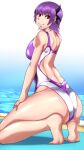  1girl alluring ass ayane ayane_(doa) big_breasts bikini breasts byakkun_(byakkun8181) dead_or_alive dead_or_alive_2 dead_or_alive_3 dead_or_alive_4 dead_or_alive_5 dead_or_alive_6 dead_or_alive_xtreme dead_or_alive_xtreme_2 dead_or_alive_xtreme_3 dead_or_alive_xtreme_3_fortune dead_or_alive_xtreme_beach_volleyball dead_or_alive_xtreme_venus_vacation high_res kunoichi one-piece_bikini purple_hair silf swimming_pool swimsuit tecmo 