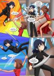  character_request comic crossover digimon kill_la_kill lesbian_fantasy_island matoi_ryuuko may palcomix pokemon tagme yuri 