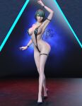  1girl 3d alluring armband artist_logo daz_studio dead_or_alive dead_or_alive_6 dead_or_alive_xtreme dead_or_alive_xtreme_2 dead_or_alive_xtreme_3 dead_or_alive_xtreme_3_fortune dead_or_alive_xtreme_beach_volleyball dead_or_alive_xtreme_venus_vacation full_body high_heels jewelry kattsun necklace sling_bikini slingshot_swimsuit swimsuit tagme tamaki_(doa) tecmo 