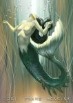 1girl female female_only frans_mensink mermaid solo