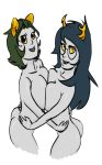  big_breasts breasts busty edit hair homestuck hot nepeta_leijon nude sluts symmetrical_docking vriska_serket 