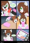  1girl 2015 anthro ass canine dog furry green_eyes humanoid_penis husky incest male male/female mammal milf parent penis phone son woofyrainshadow_(artist) 