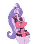 big_breasts breasts cleavage cosplay crossover curvy disney drawsputin kairi kairi_(kingdom_hearts) kingdom_hearts madam_mim mature mature_female the_sword_in_the_stone