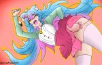  blue_hair chessivt fanart mouse_ears owozu 