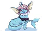 emikukis fanart owozu pokemon vaporeon vtuber