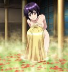  2girls angelise_ikaruga_misurugi bath cross_ange hair long_hair momoka_oginome multiple_girls nude onsen short_hair smile water yuri 