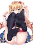  akai_haato ass big_breasts blonde blue_eyes breasts coffeedog feet garter high_resolution hololive panties school_uniform skirt skirt_lift stockings underwear undressing uniform very_high_resolution virtual_youtuber 